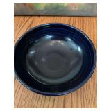 Vintage USA blue fiestaware bowl. 7 1/2” x 2 1/2”