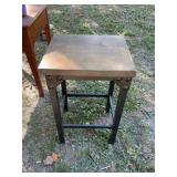 Industrial style table 15” x 14” x 24 1/2”