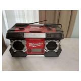 Milwaukee boombox battery powered or AC power