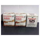 Three WINCHESTER .22 LR