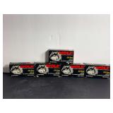 Five WOLF .223 REMINGTON Assorted Weight 20RD Ammo Boxes