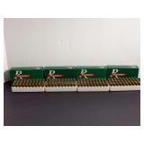 Four REMINGTON KLEANBORE 9mm Luger 124gr Metal Case 50RD Ammo / 1009