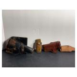 Assortment of Holsters and Pouches including Bianchi and Don Hume and More
