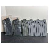 Six AR-15 5.56mm 30RD Magazines / P2X20-AO-6N8