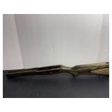 Laminated Wood Rifle Stock Green Brown