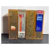 Assortment of 22 Long Rifle Ammo including WINCHESTER Super-X and CCI Mini-Mag