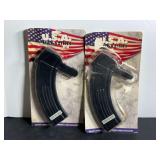 Two USA MAGAZINES SKS 7.62x39mm 30RD Magazines / EXC38 SKS 30RND
