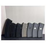 Seven AR-15 5.56mm  Magazines