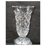 Crystal vase. 7 in tall
