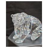 SWAROVSKI crystal Grizzly with box. 3 in.