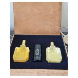 PS Paul Sebastian cologne, after shave, and deodorant gift set in suede look box. Unused.