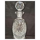 Waterford Castletown Cut Crystal Decanter with Stopper. 11 in tall including stopper
