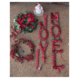Seasonal Home Decor Items including 4’ Lawn Decor