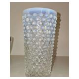 Fenton Hobnail French (Opalescent) Flat Tumbler. 9 oz - 6 in tall.