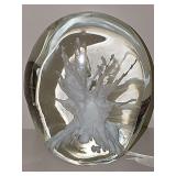 "Coral" paperweight. 3 in tall.
