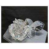 SWAROVSKI crystal rose. 3 in long.