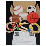 Sports ring toss in box.