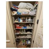 Closet contents as shown. Beach towels, bath towels, boombox, Christmas ribbon, and much more. See all photos.