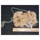 Gianni Notaro Italy rabbit trim purse