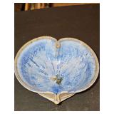 Loving Cup by T. Puterbaugh Gill Pottery, Red Banks, MS. 5.5x4.75 x 2.5 in tall.