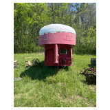 Gooseneck Stock Trailer with Sleeping Quarters in Front of Trailer - A/C, Microwave, Refrigerator, Bed - Bill of Sale Only