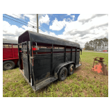 Gooseneck Cattle Trailer - Bill of Sale Only