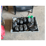 Tote of 12 Qts of Oil