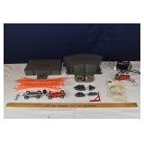 Vintage Revell slot racetrack set with 2 slot cars