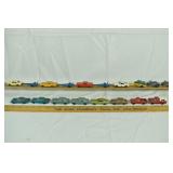 18 Lesney Matchbox cars, motorcycles, trailers; as
