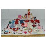 Ideal Tammy doll and 6 friends, Tammy and other ac