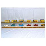 6 Lesney Matchbox vehicles with boxes: 8, 12, 23,