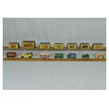 7 Lesney Matchbox vehicles with boxes: 5, Y-16, 23