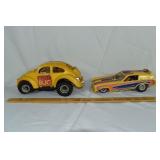 Vintage Cox Vega and Baja Bug 73 motorized funny c