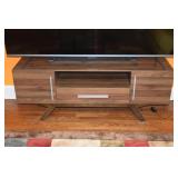 MCM 2 door and 1 drawer TV media cabinet; as is