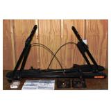 2 Yakima HighRoller bike mounts, with key; as is
