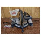 Ryobi 12" miter saw with laser guide, operates; as