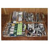 4 boxes of electrical supplies: NOS switches, outl