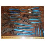 12 Channel Lock pliers; as is