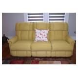 La-Z-Boy upholstered 3 cushion double recliner sof
