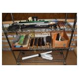 Lot: LP gas torch, 2 grabbers, pumps, flares, hand