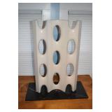 MCM porcelain sculpture, 23x11x26.5; as is