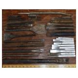 40 Chisels: 11 Craftsman, etc.; as is