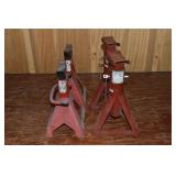 Pair of Sunex 3 Ton jack stands and pair of Sumco