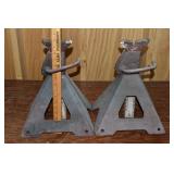 Pair of 16" 6 Ton jack stands; as is