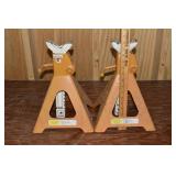 Pair of 15" 6 Ton jack stands model P38847; as is