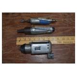 3 pneumatic tools: CPI 3/8" impact wrench, APT pin