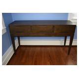 3 drawer sideboard, 54x16x31"h; as is