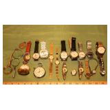 16 wristwatches including 2 working automatic Time