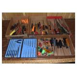 Large group of screwdrivers; as is