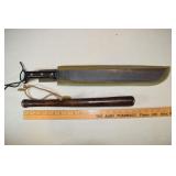 Ontario Knife 18" military machete with canvas she